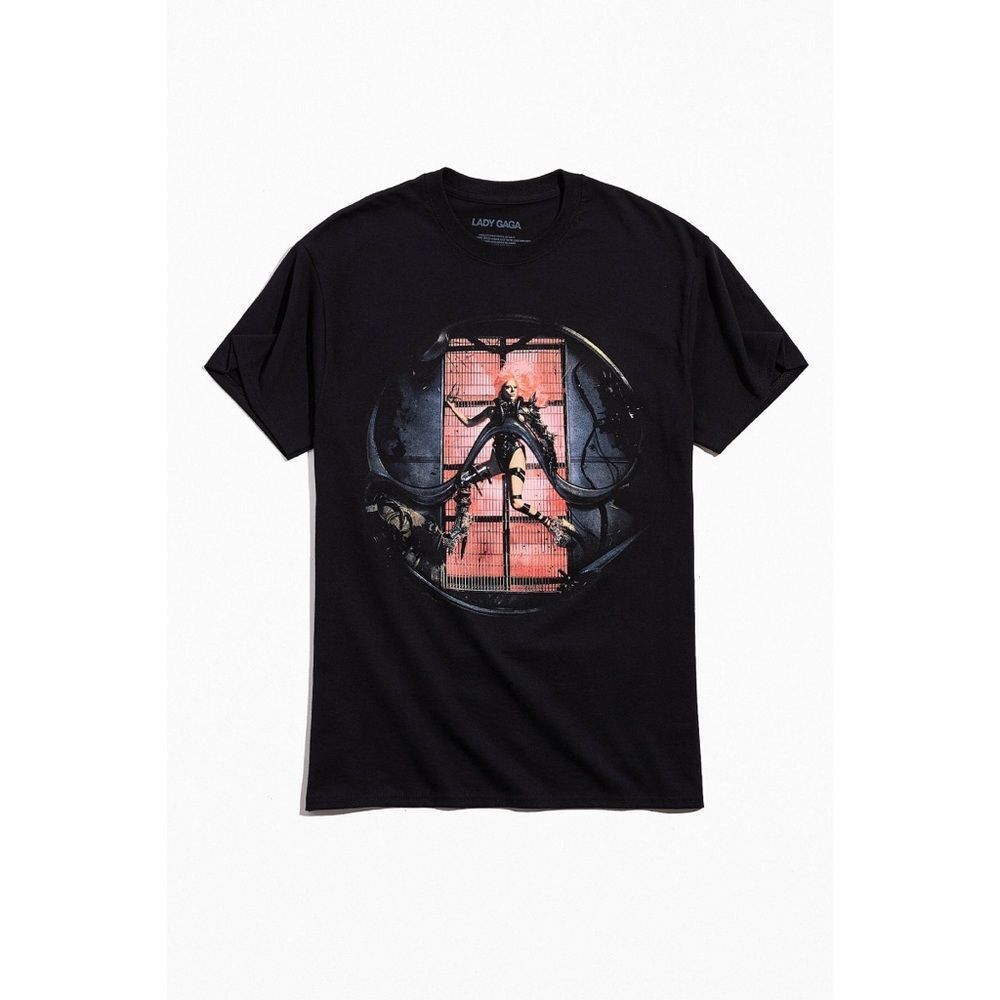 Urban Outfitters x Lady Gaga UO Exclusive Chromatica Text Tee